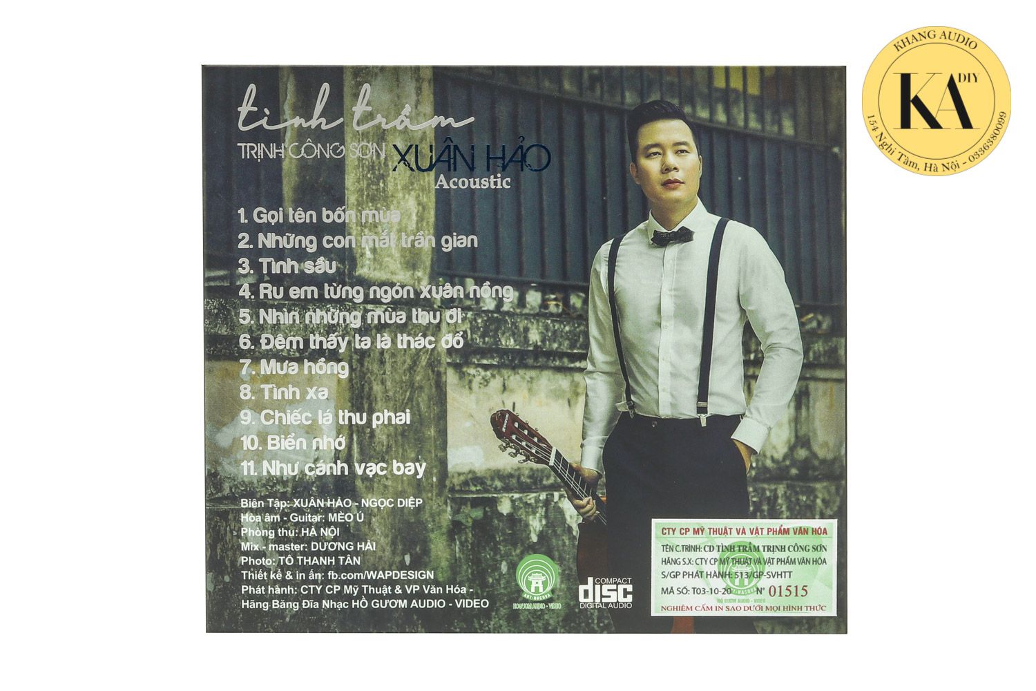 Tình Trầm Trịnh Công Sơn - Xuân Hảo (Acoustic) Khang Audio 0336380099