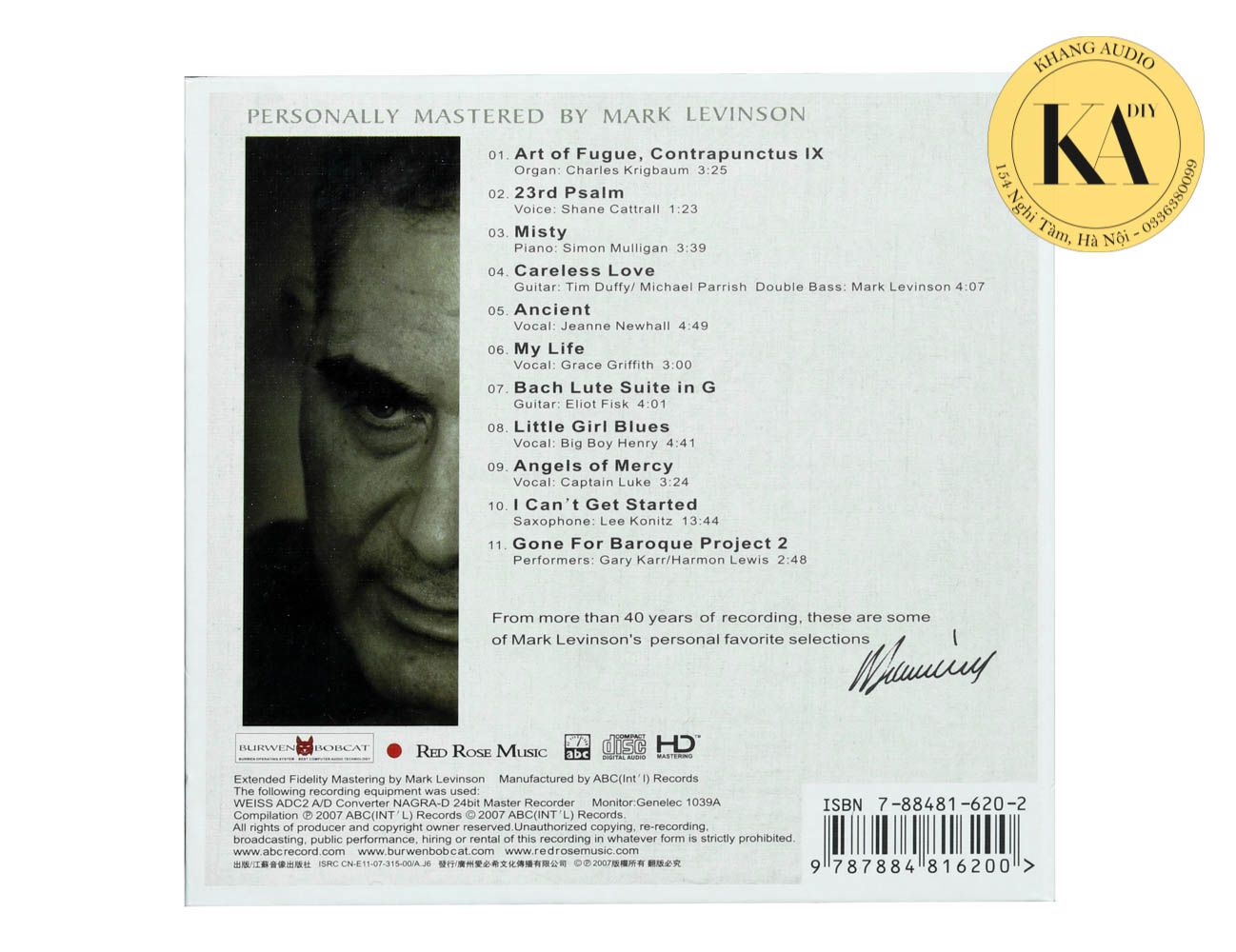 Red Rose Music - From Mark Levinson Khang Audio 0336380099