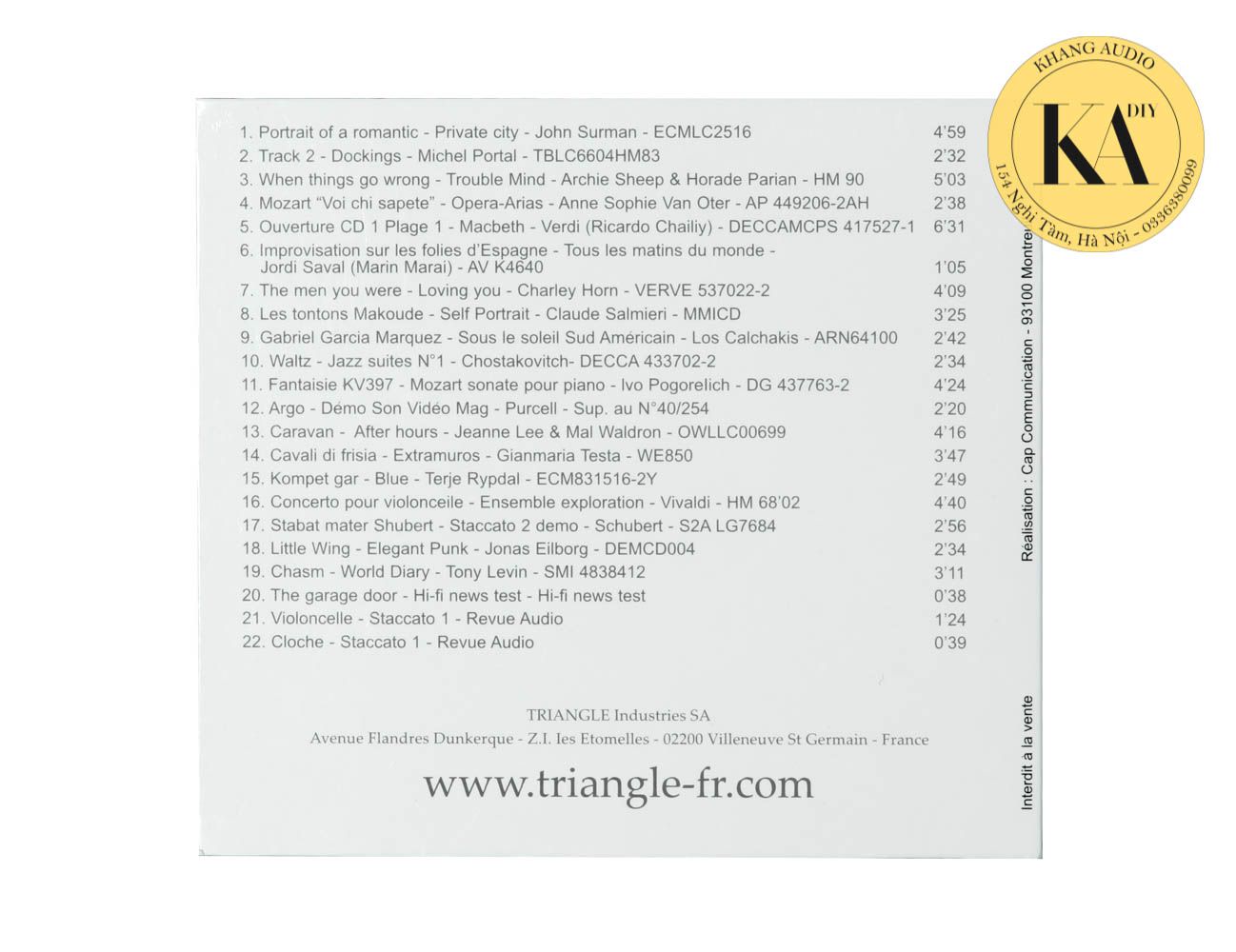 Musique Khang Audio 0336380099