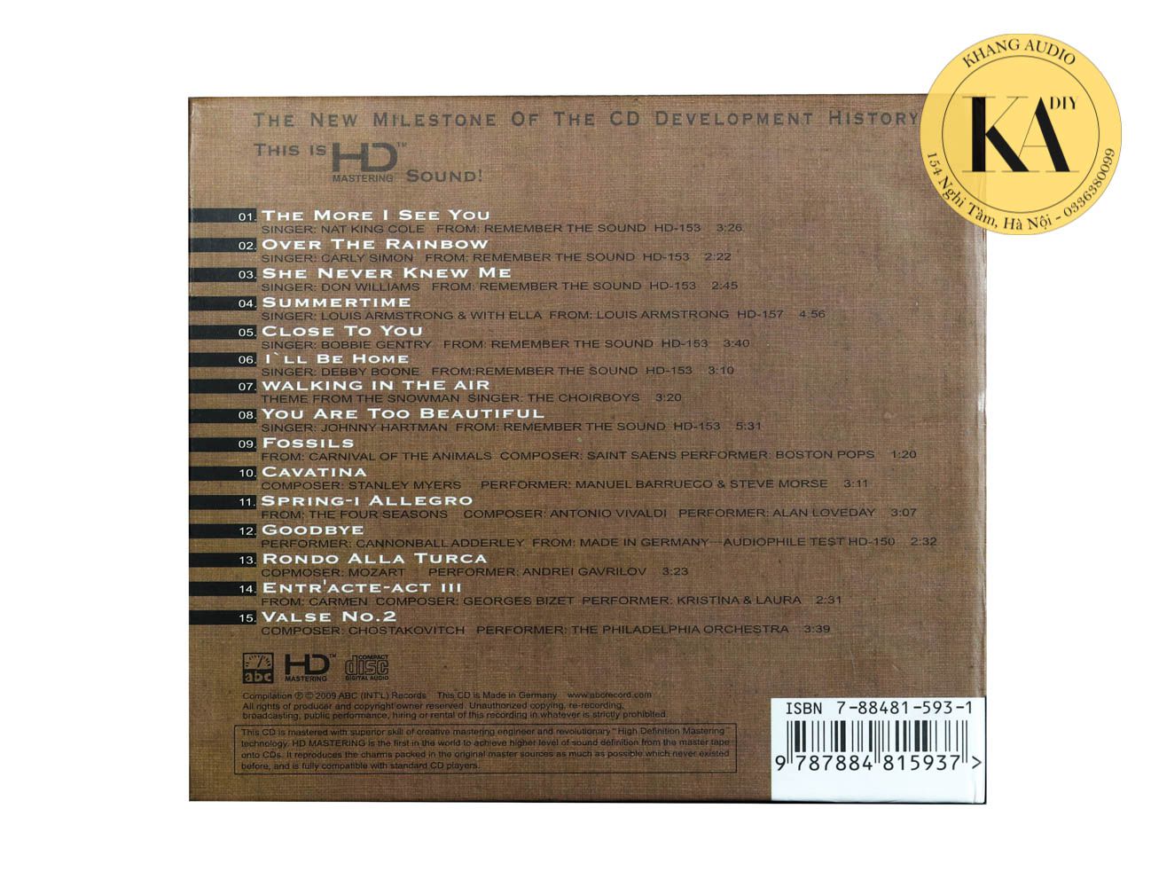 Analog - The Sound Of Soul - Limited Edition Khang Audio 0336380099