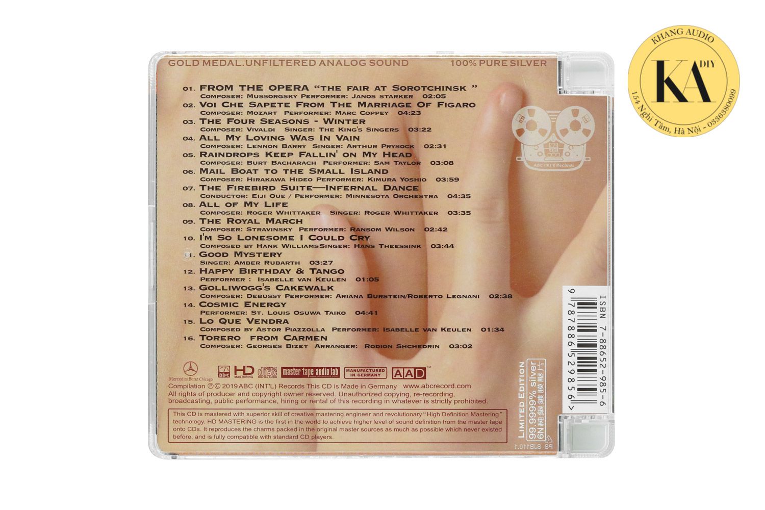Analog Stereo Sound Vol.3 Khang Audio 0336380099