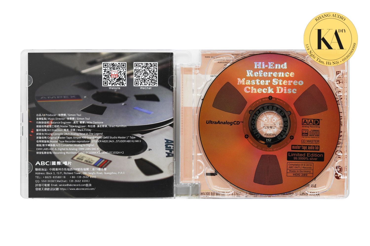 Analog Stereo Sound  Khang Audio 0336380099