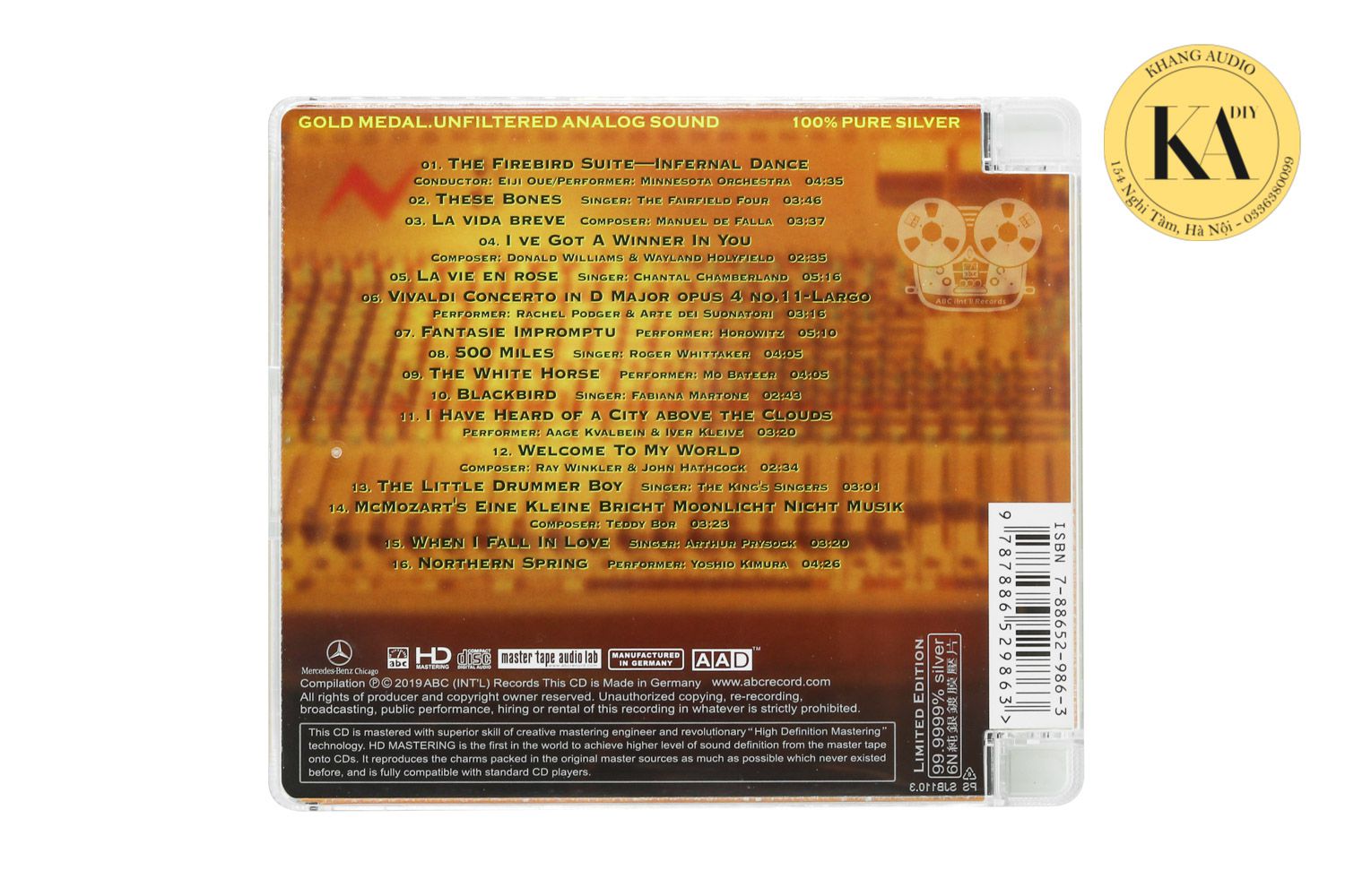 Analog Stereo Sound Vol.2 Khang Audio 0336380099