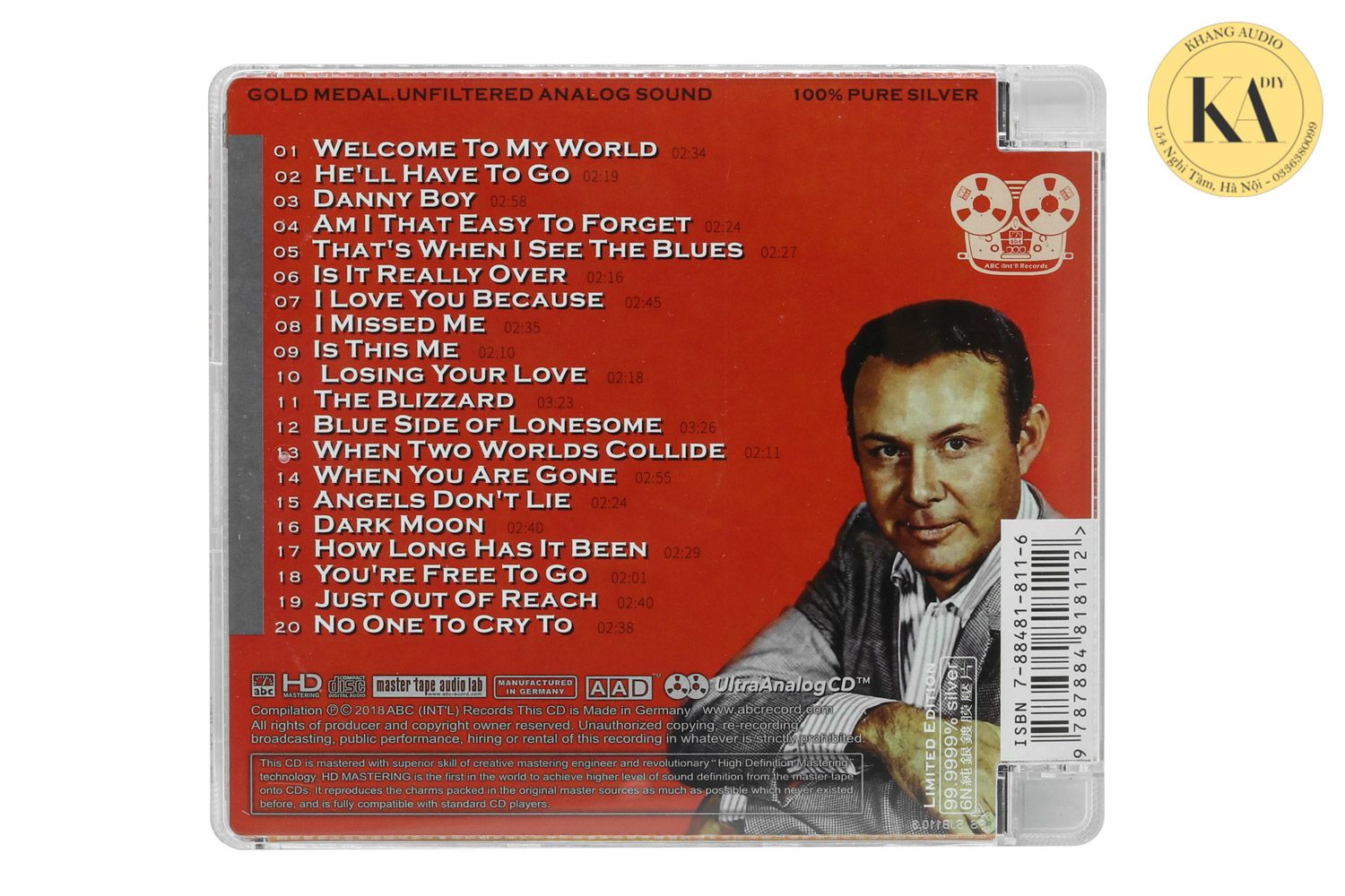 Jim Reeves - The Last Recordings Khang Audio 0336380099