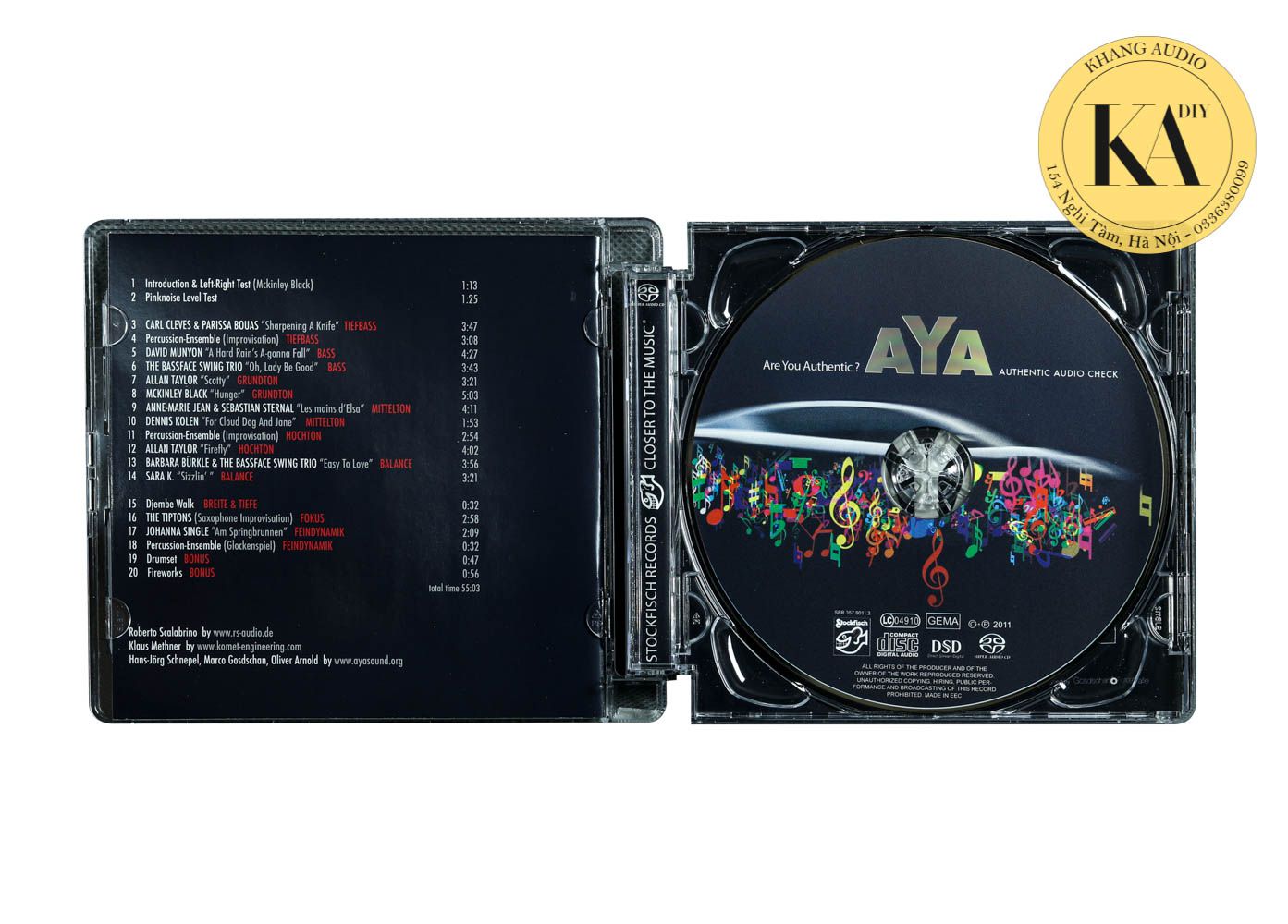 SACD Authentic Audio Check - AYA Khang Audio 0336380099
