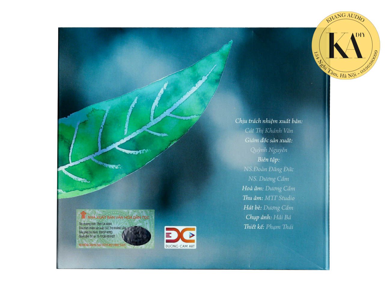Tình Ca Xanh Vol 2 - Lan Anh Khang Audio 0336380099