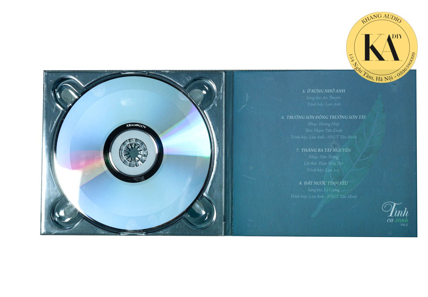 Tình Ca Xanh Vol 2 - Lan Anh Khang Audio 0336380099