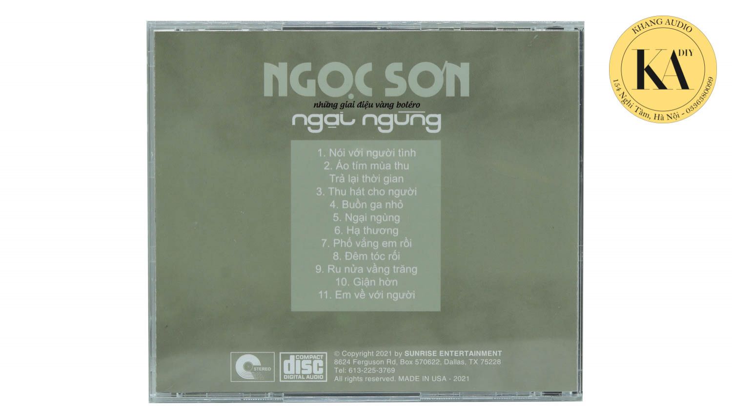 Ngại Ngùng - Ngọc Sơn Khang Audio 0336380099