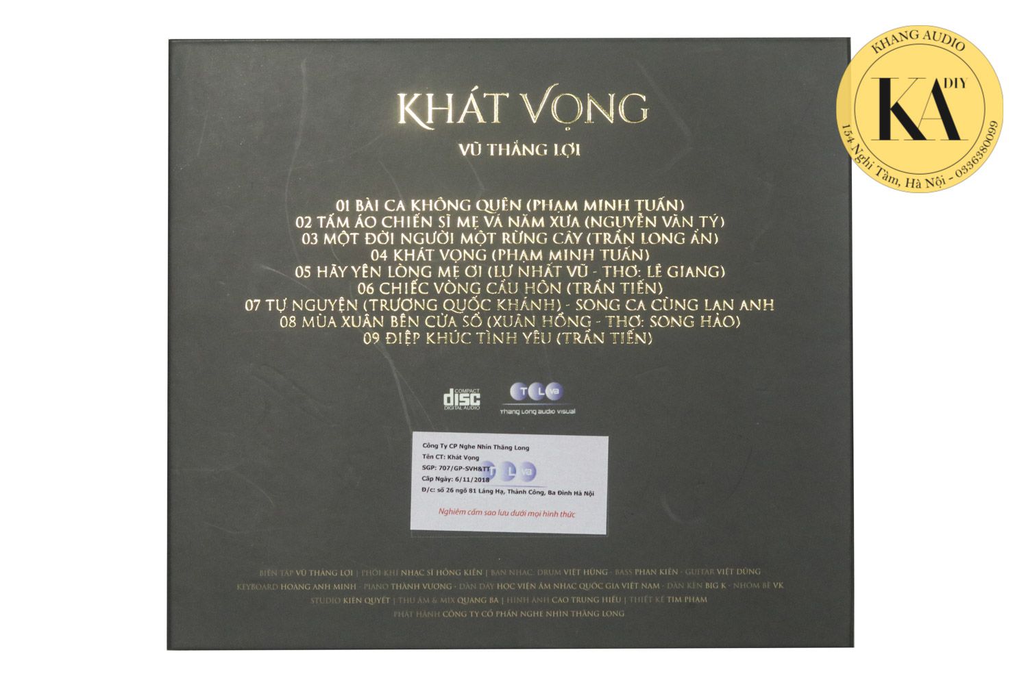 Khát Vọng - Vũ Thắng Lợi Khang Audio 0336380099