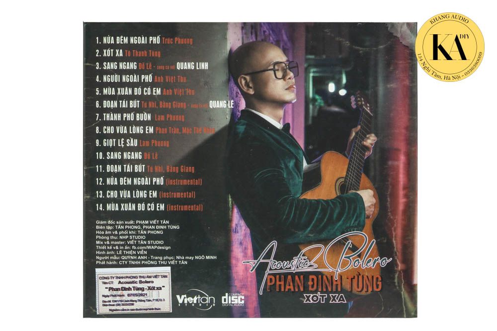 Xót Xa - Phan Đinh Tùng - Acoustic Bolero Khang Audio 0336380099