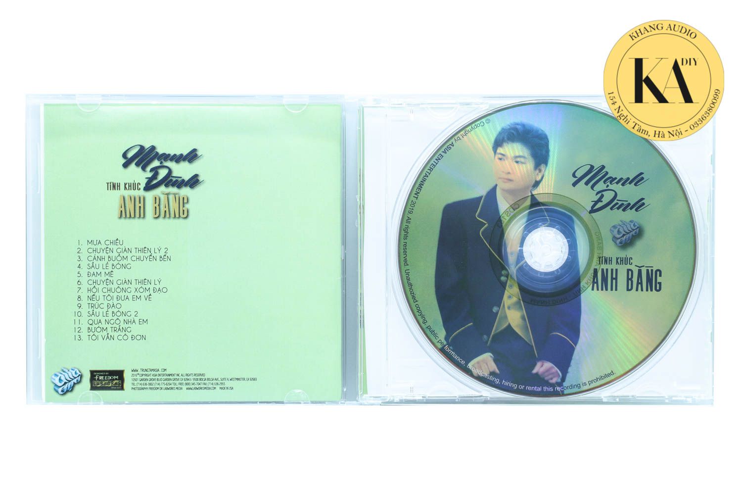 TÌnh khúc Anh Bằng - Mạnh Đình Khang Audio 0336380099