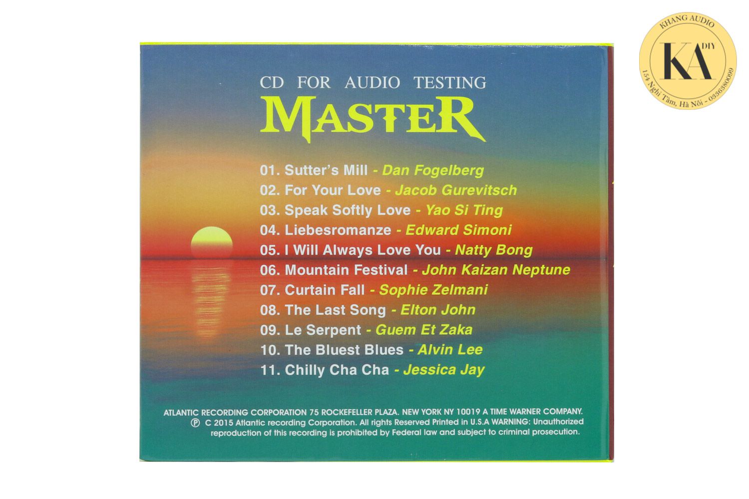 Master Test Vol.3 Khang Audio 0336380099