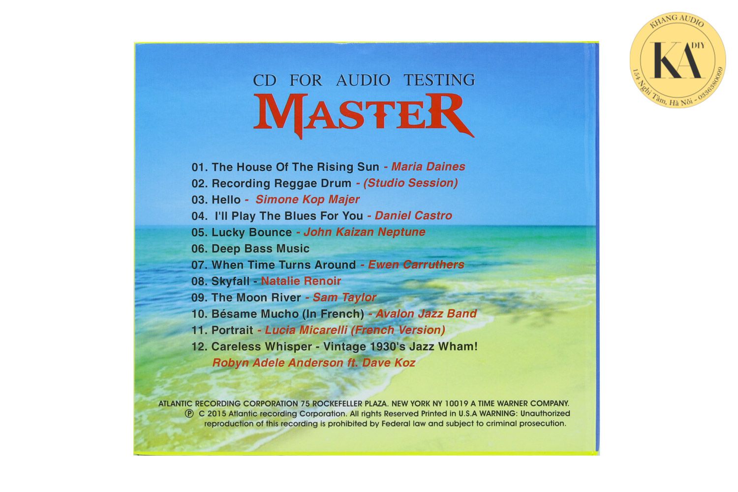 Master Test Vol.4 Khang Audio 0336380099