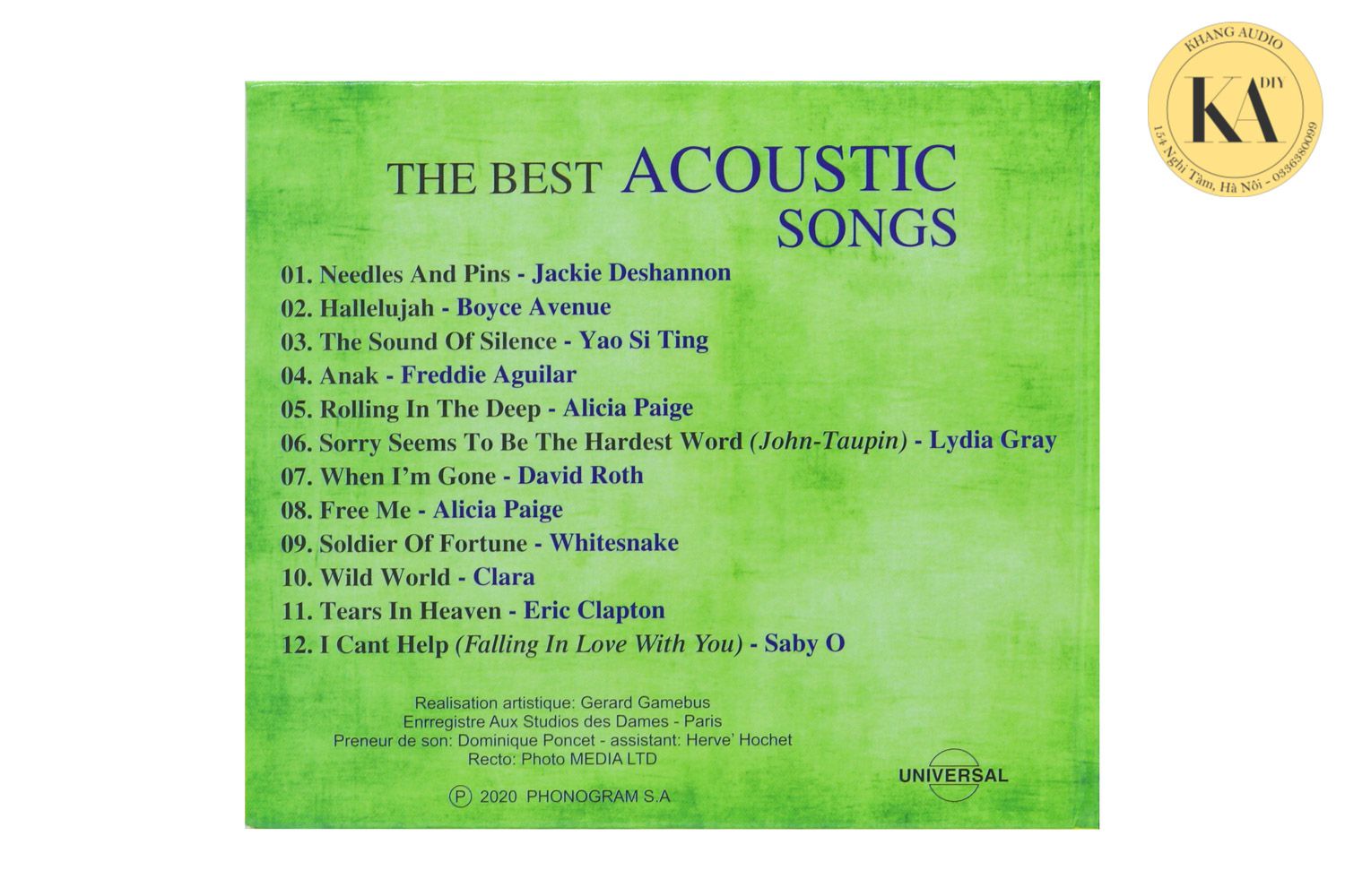Master Acoustic Vol.1 Khang Audio 0336380099