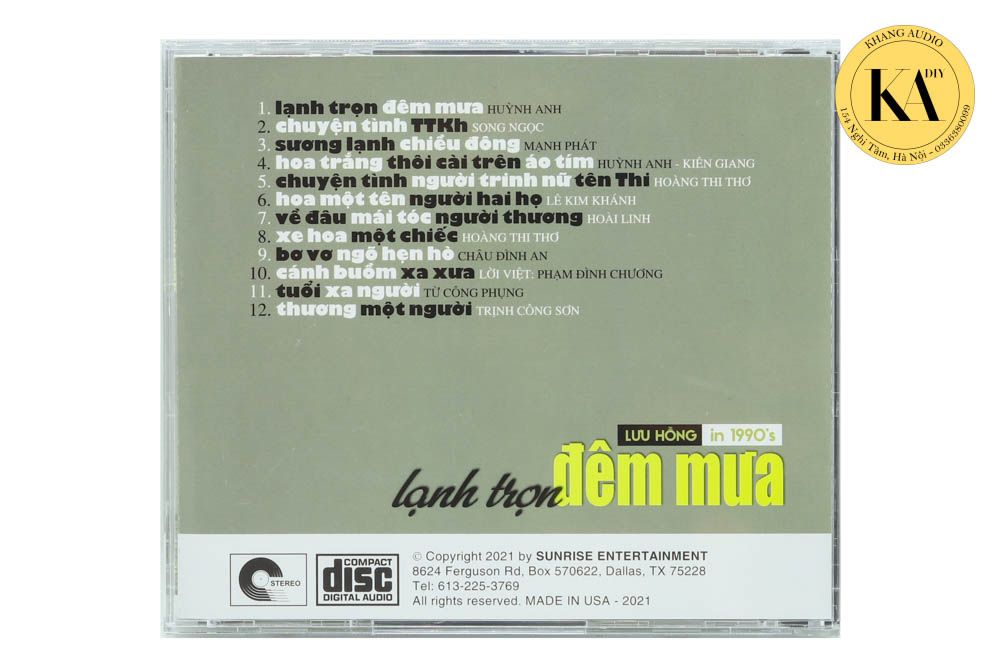 Lạnh Trọn Đêm Mưa - Lưu Hồng Khang Audio 0336380099