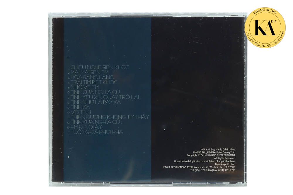 Tình Như Lá Bay Xa - The Best Of Jimmy Nguyễn Khang Audio 0336380099