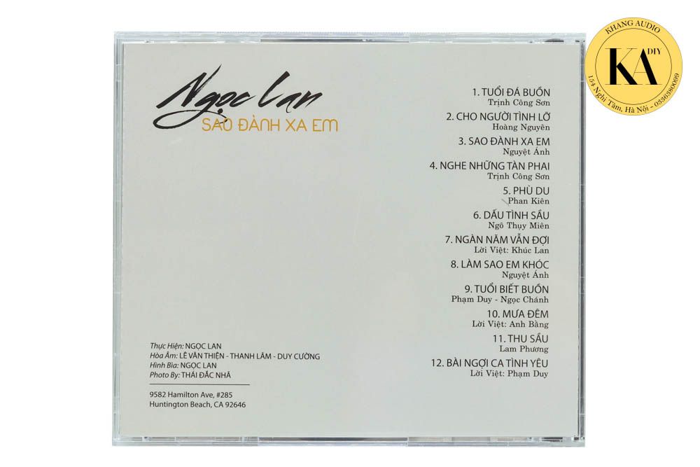 Sao Đành Xa Em - Ngọc Lan Khang Audio 0336380099