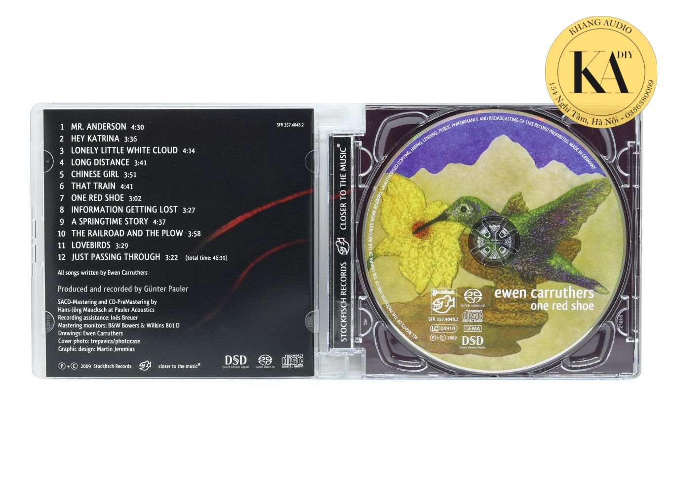 SACD One Red Shoe - Ewen Carruthers  Khang Audio 0336380099