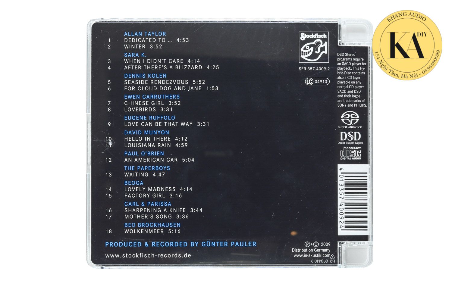 Stockfisch Records Vol.3 Khang Audio 0336380099