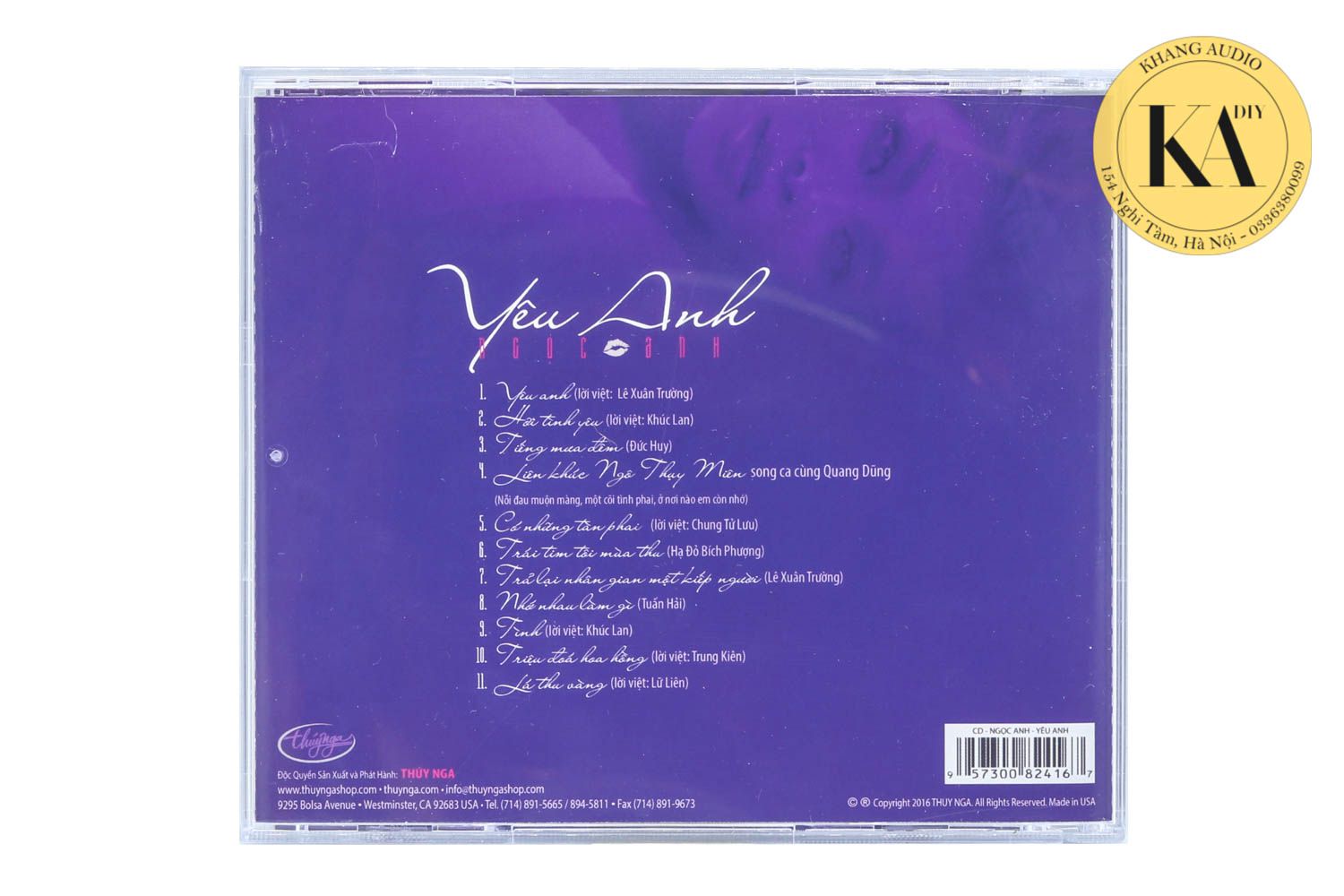 Yêu Anh - Ngọc Anh Khang Audio 0336380099