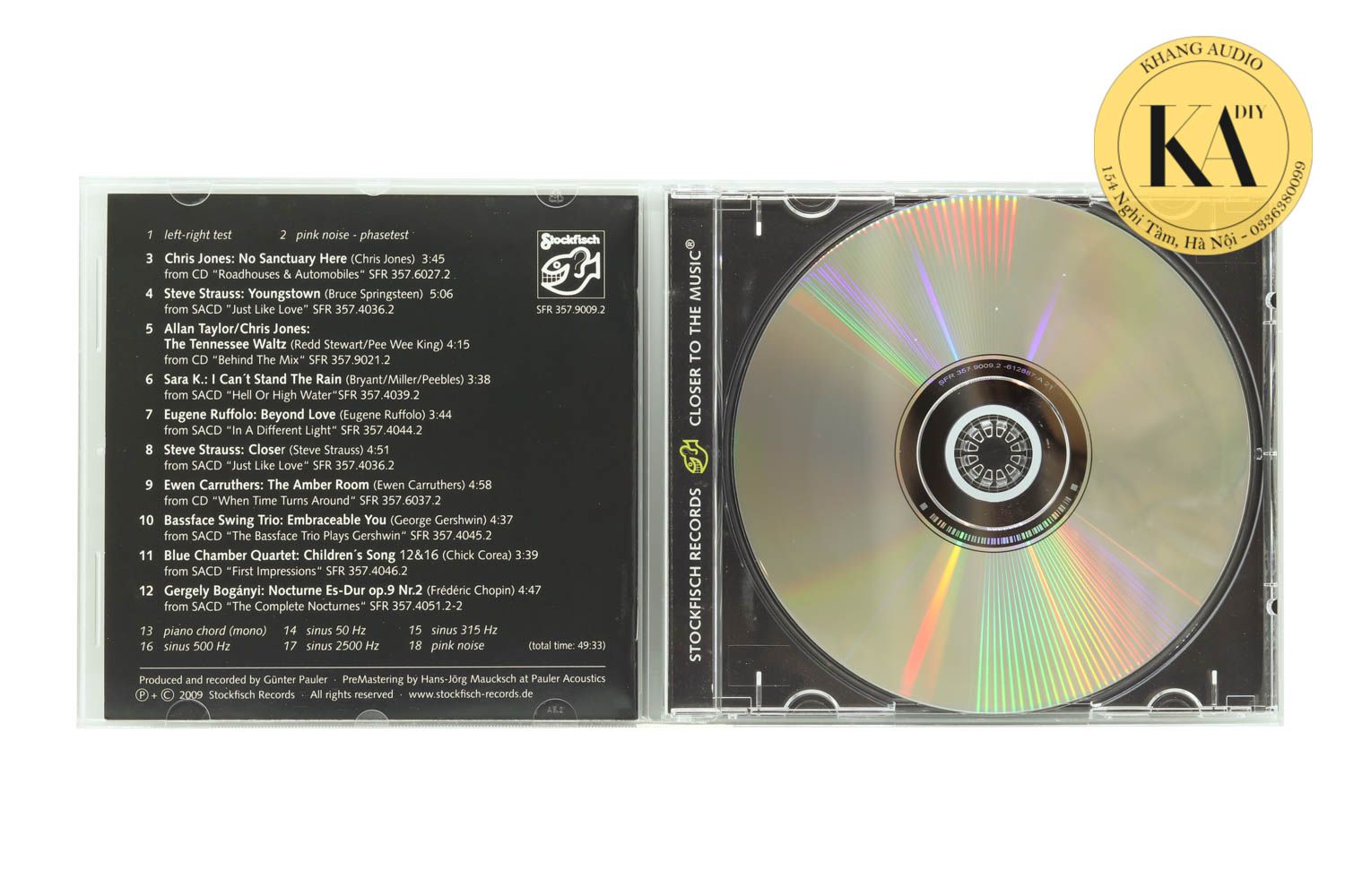 Easca Competition Evaluation Disc 2009 Khang Audio 0336380099