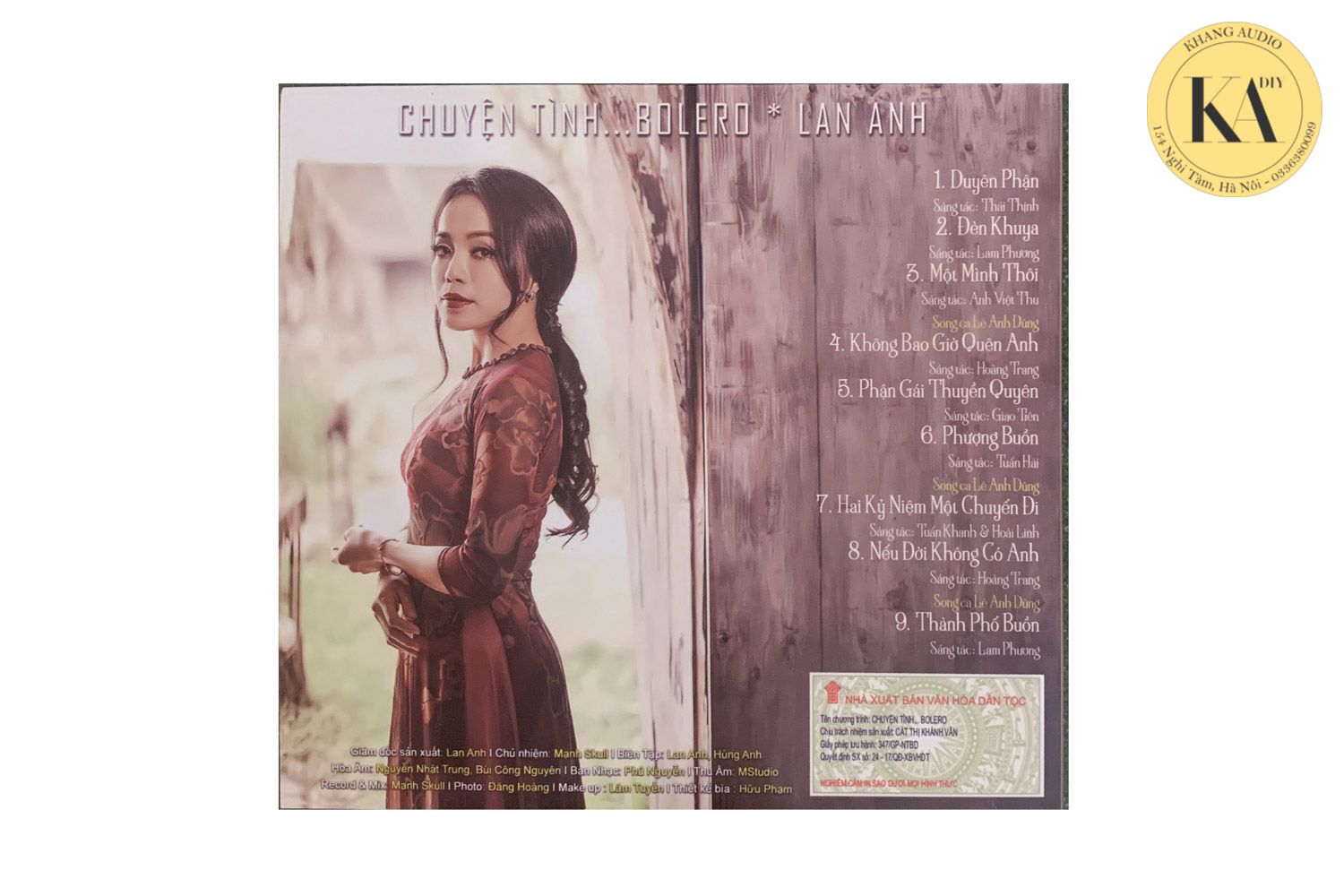 Chuyện Tình Bolero - Lan Anh Khang Audio 0336380099