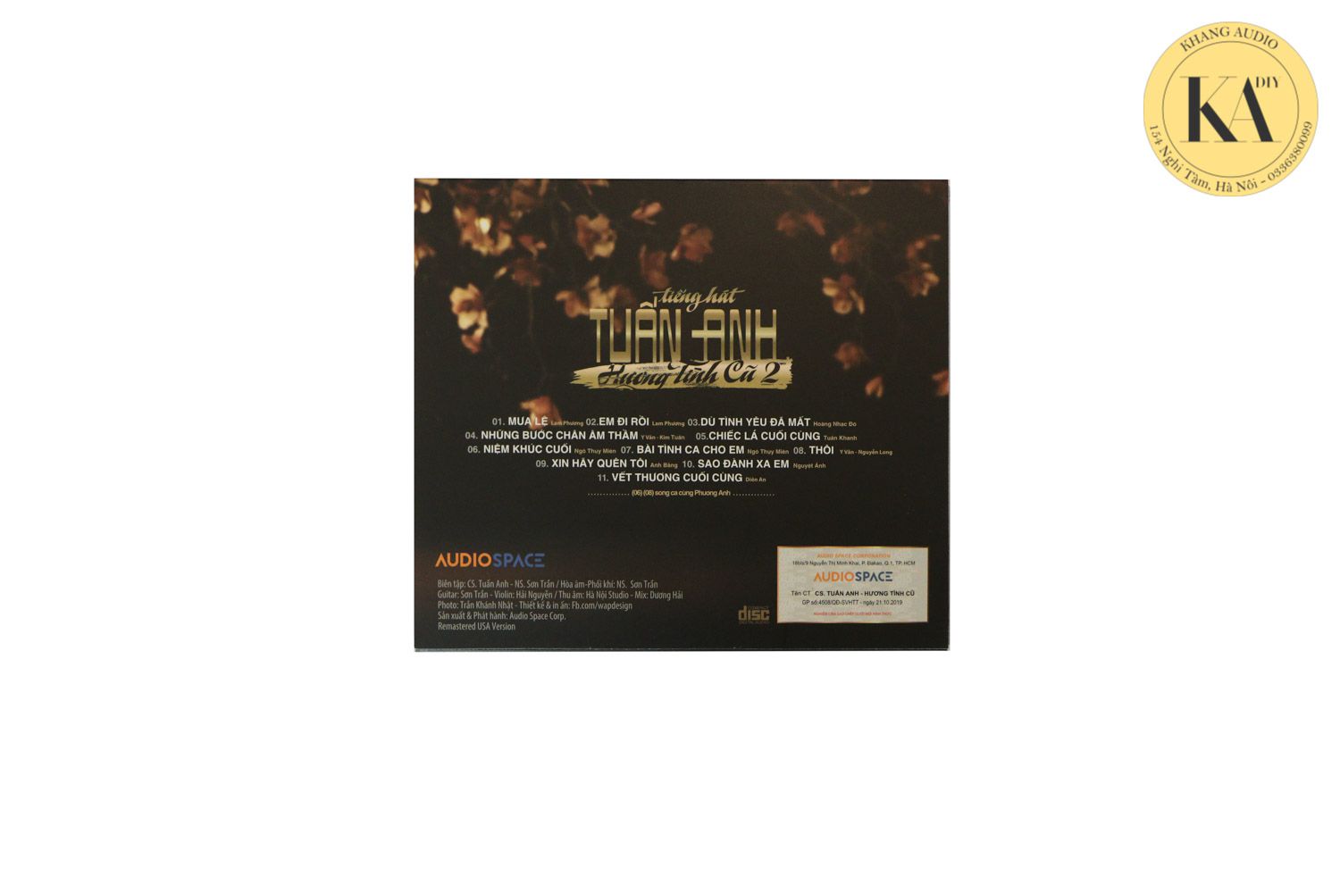 Hương Tình Cũ 2 - Tiếng Hát Tuấn Anh Khang Audio 0336380099