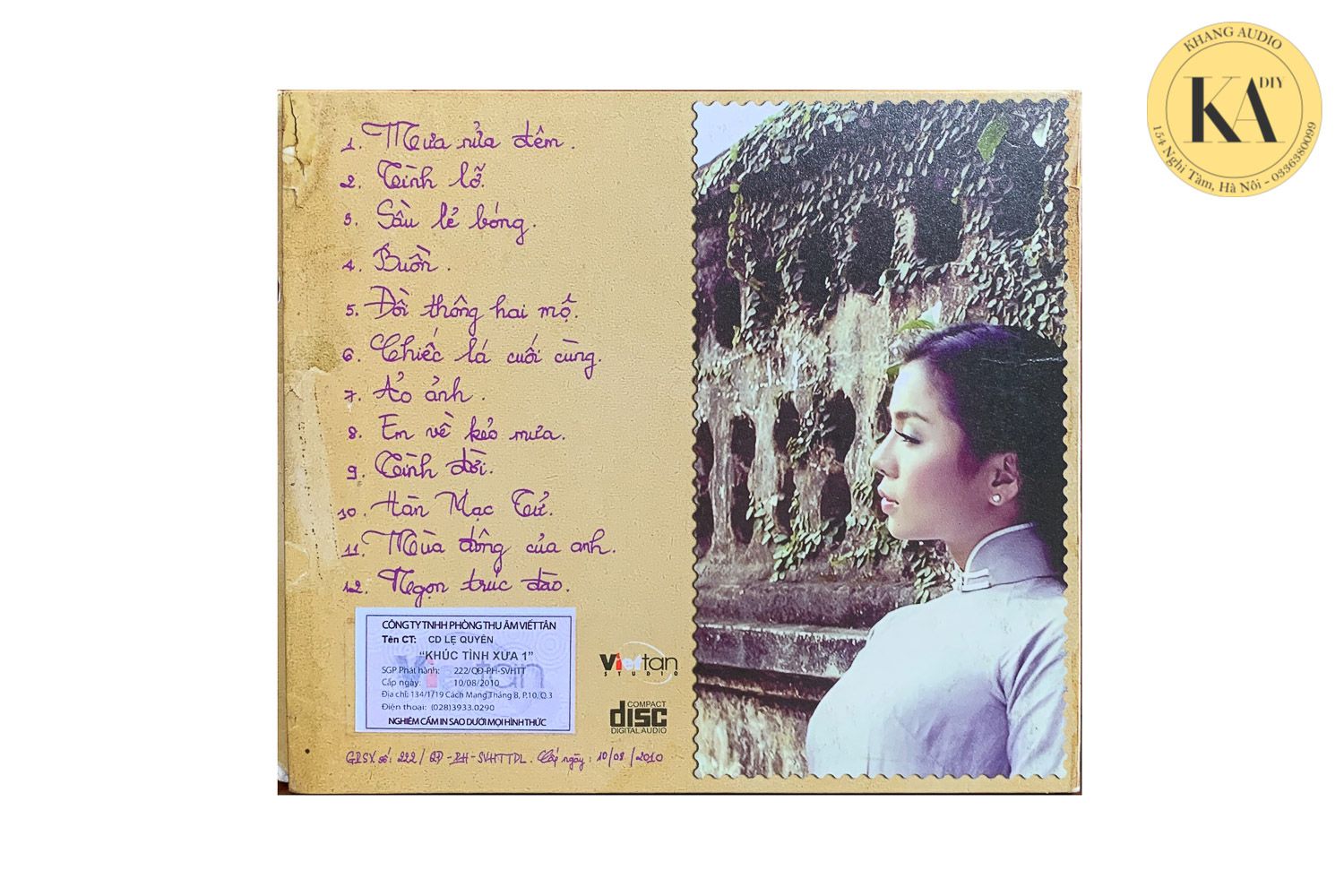 Khúc Tình Xưa - Lệ Quyên Khang Audio 0336380099
