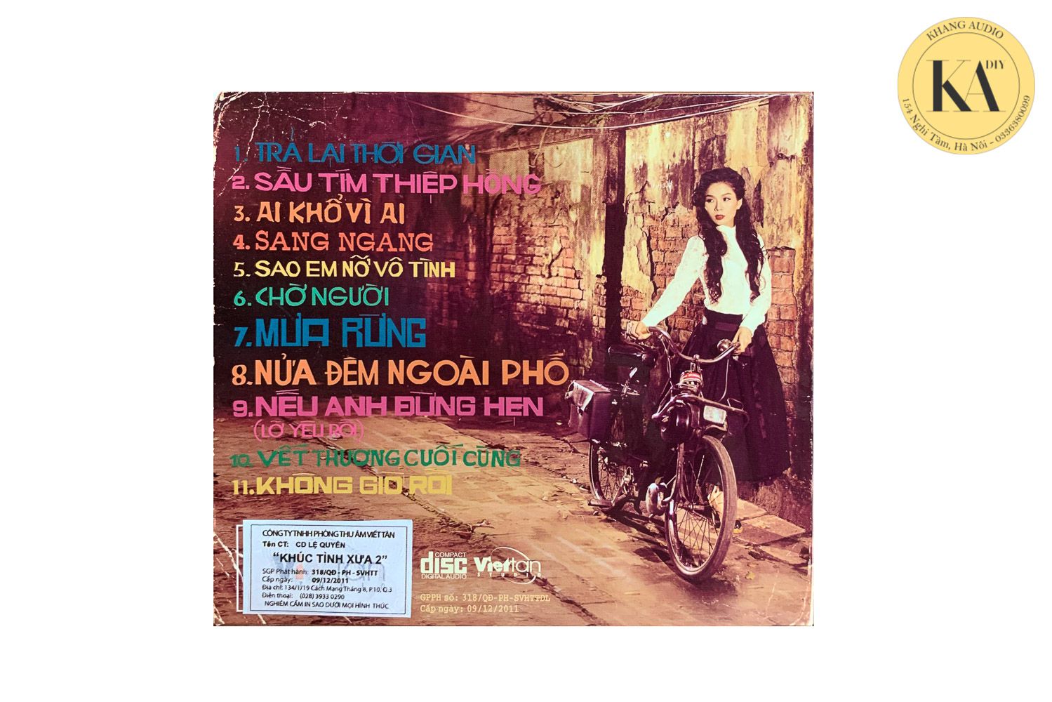 Khúc Tình Xưa 2 - Trả Lại Thời Gian - Lệ QuyênKhang Audio 0336380099