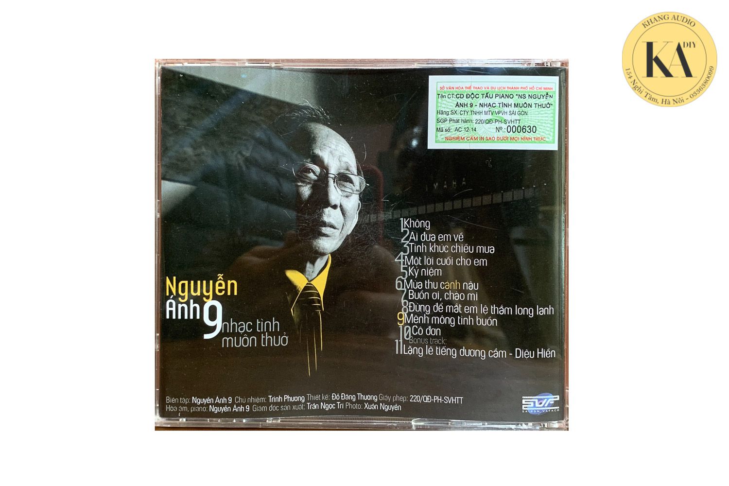 Nhạc Tình Muôn Thuở - Nguyễn Ánh 9 Khang Audio 0336380099