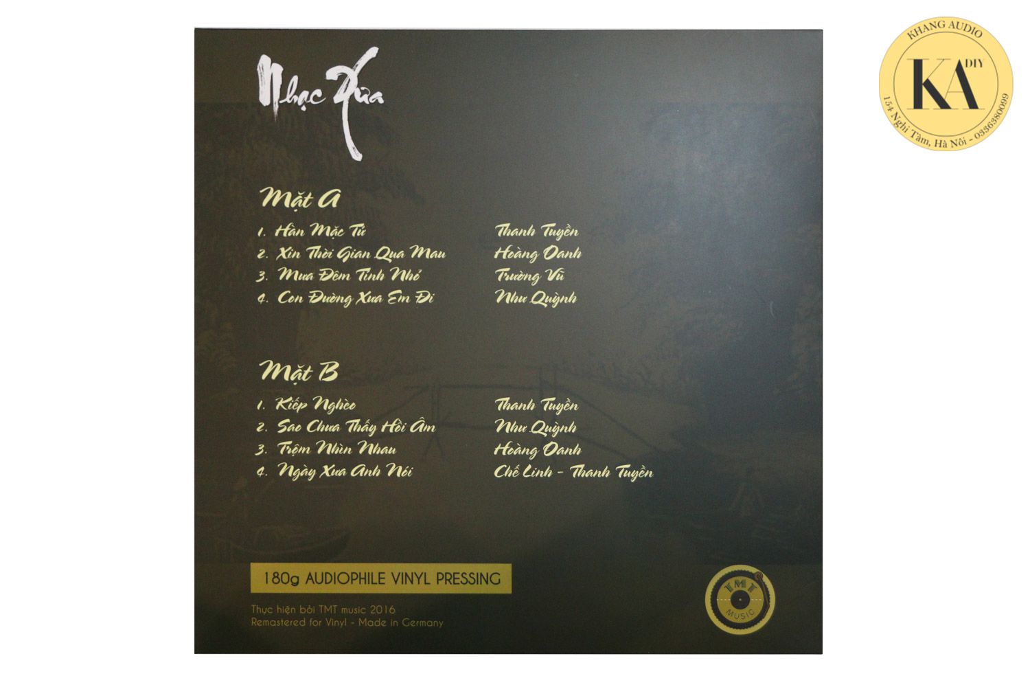 Đĩa than LP Nhạc Xưa 1 - Nhiều Ca Sĩ Khang Audio 0336380099