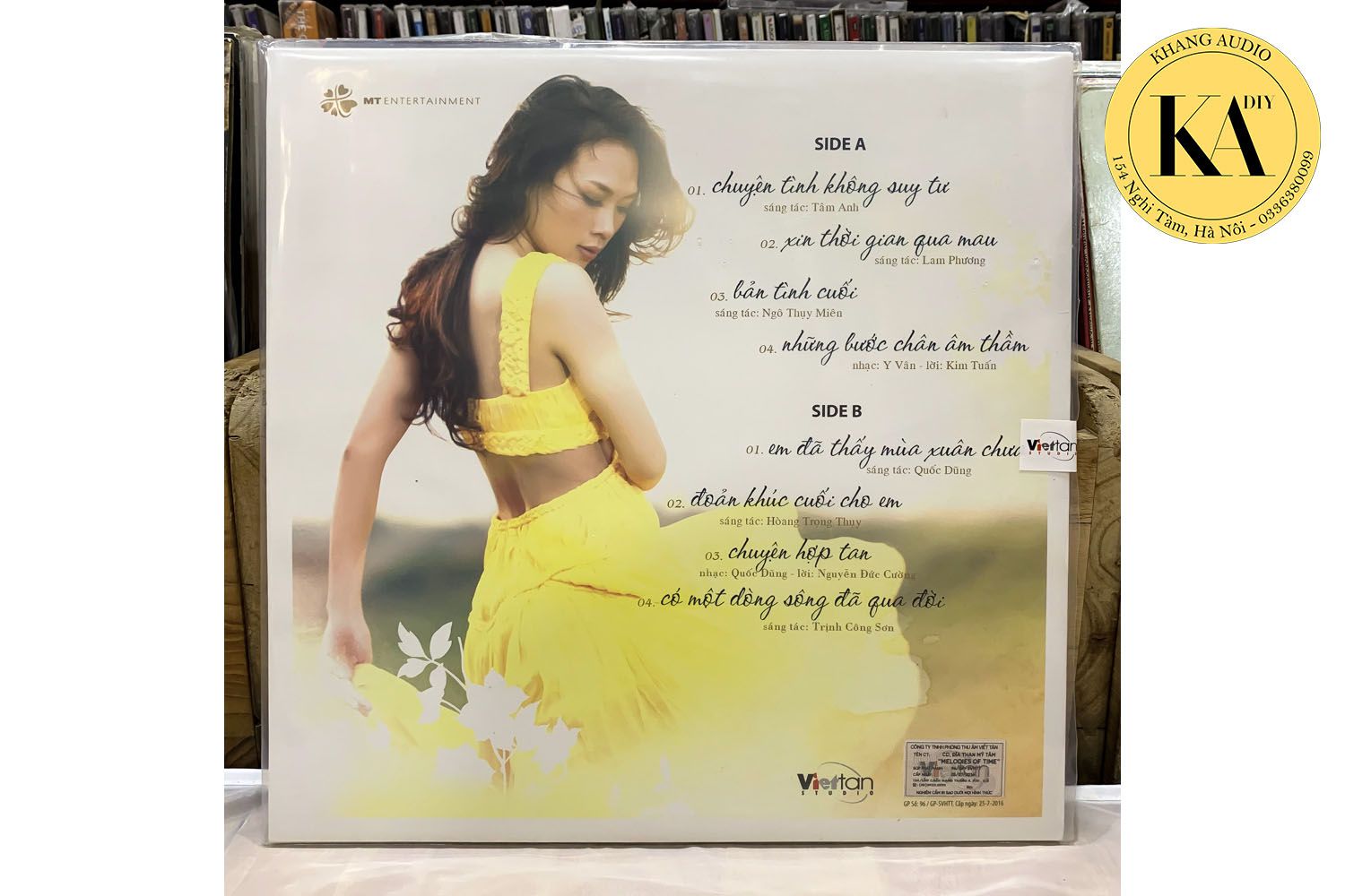 Đĩa Than LP Melodies Of Time - Mỹ Tâm Khang Audio 0336380099