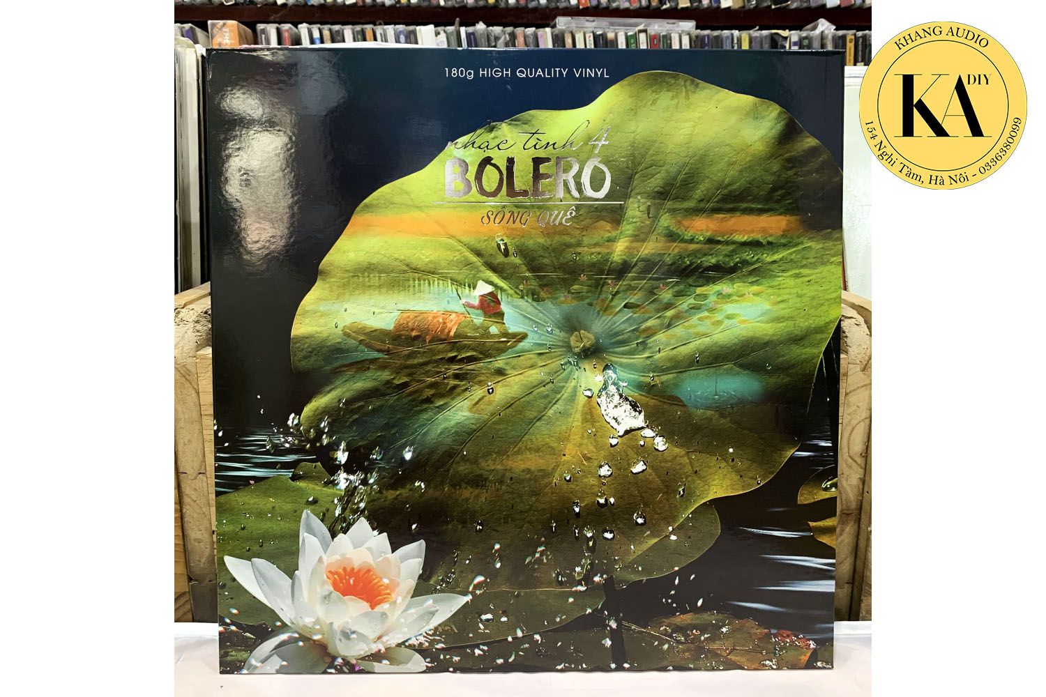 Đĩa Than LP Sông Quê - Nhạc Tình Bolero 4 - Nhiều Ca Sĩ Khang Audio 0336380099