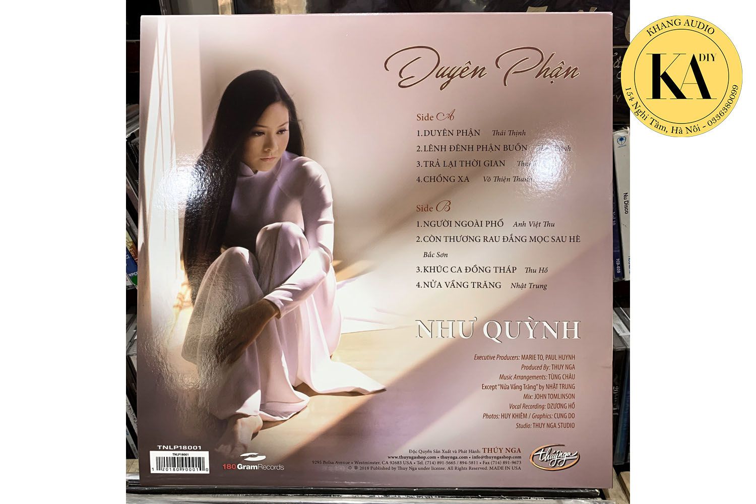 Đĩa Than LP Duyên Phận - Như Quỳnh Khang Audio 0336380099