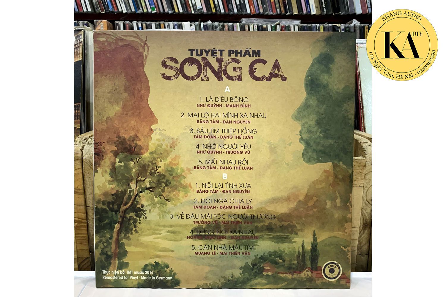 Đĩa Than LP Tuyệt Phẩm Song Ca - Nhiều Ca Sĩ Khang Audio 0336380099