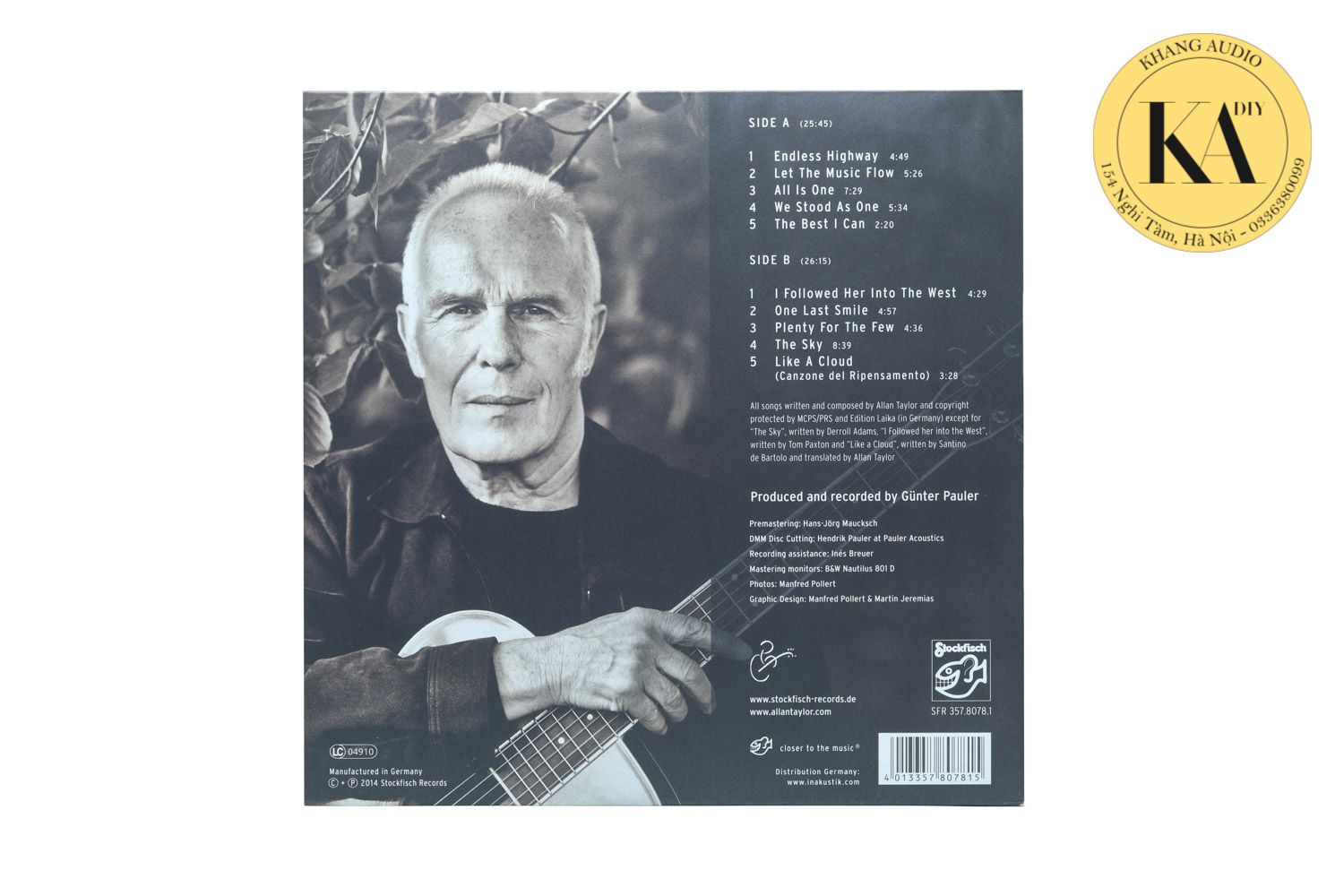 LP All Is One - Allan Taylor; Khang Audio 0336380099