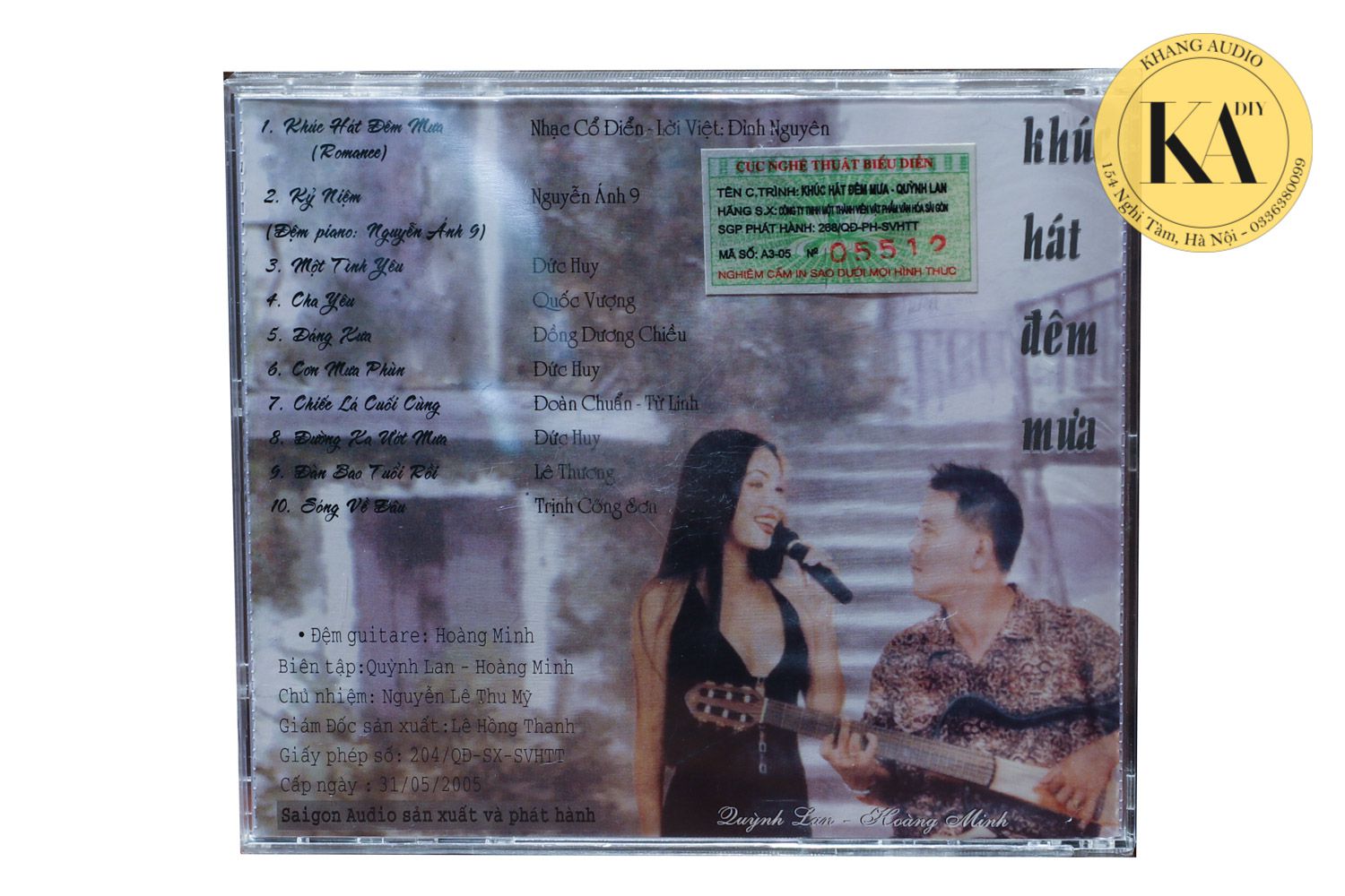 Khúc Hát Đêm Mưa - Quỳnh Lan Khang Audio 0336380099