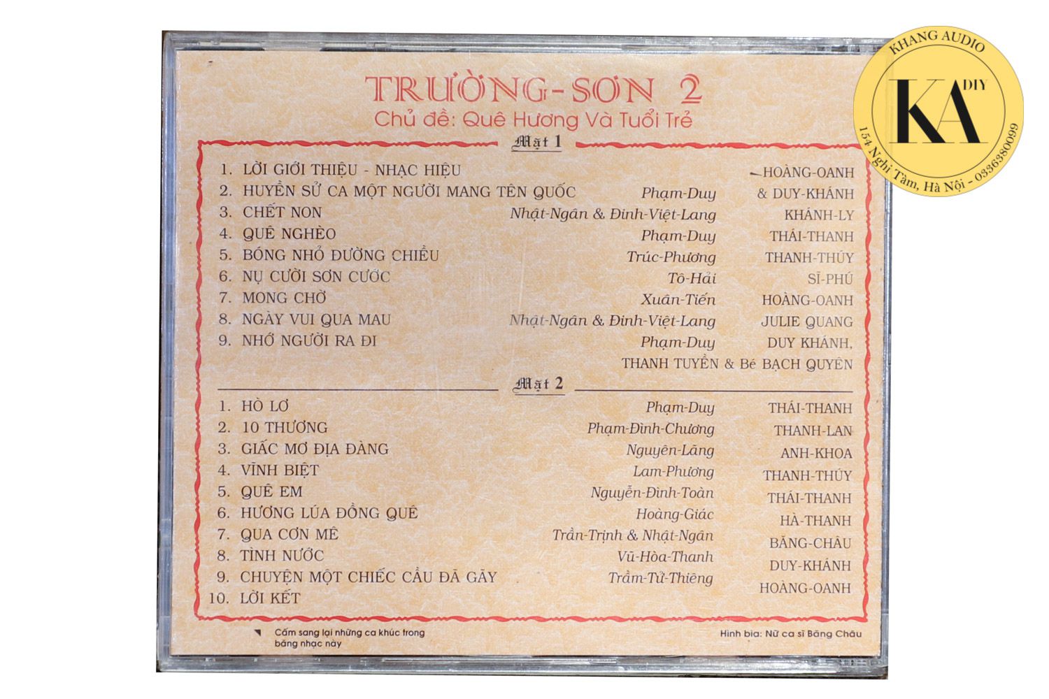 Trường Sơn 2 2 Khang Audio 0336380099