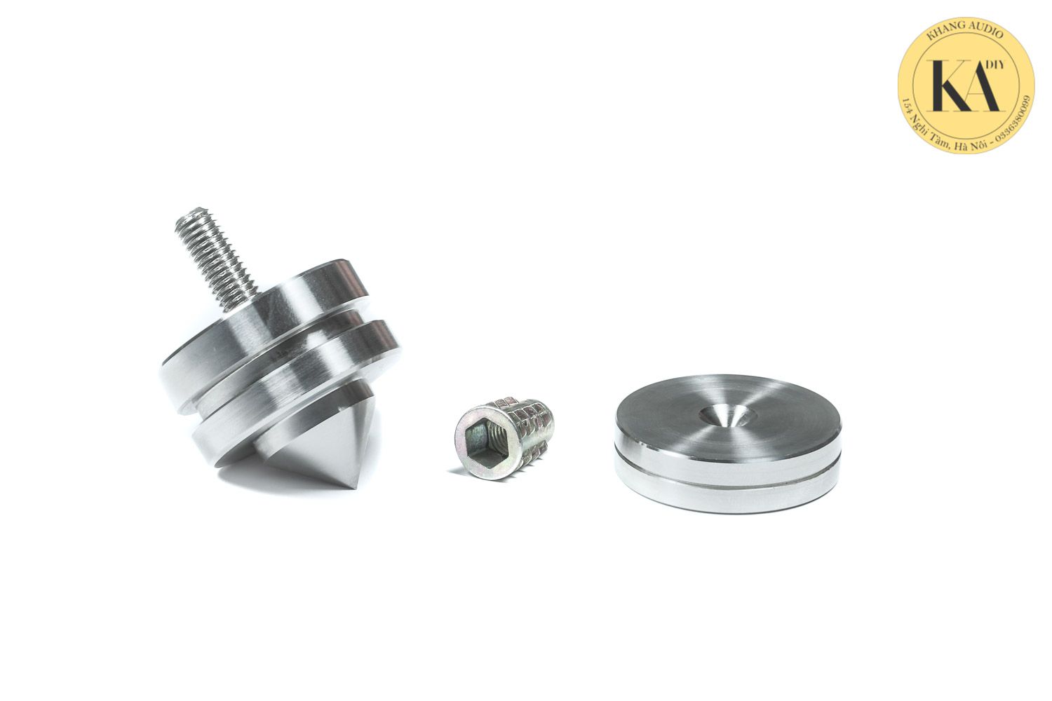 Chân Đinh Chén Hứng 4cm Inox Kệ Audio Khang Audio DIY 0336380099