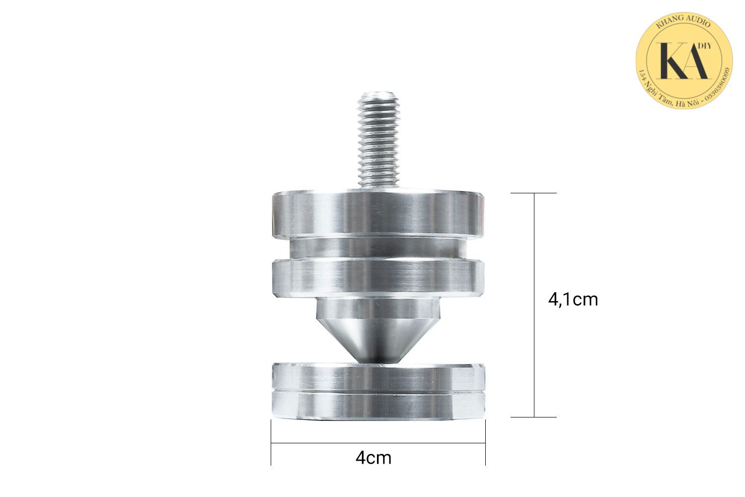 Chân Đinh Chén Hứng 4cm Inox Kệ Audio Khang Audio DIY 0336380099