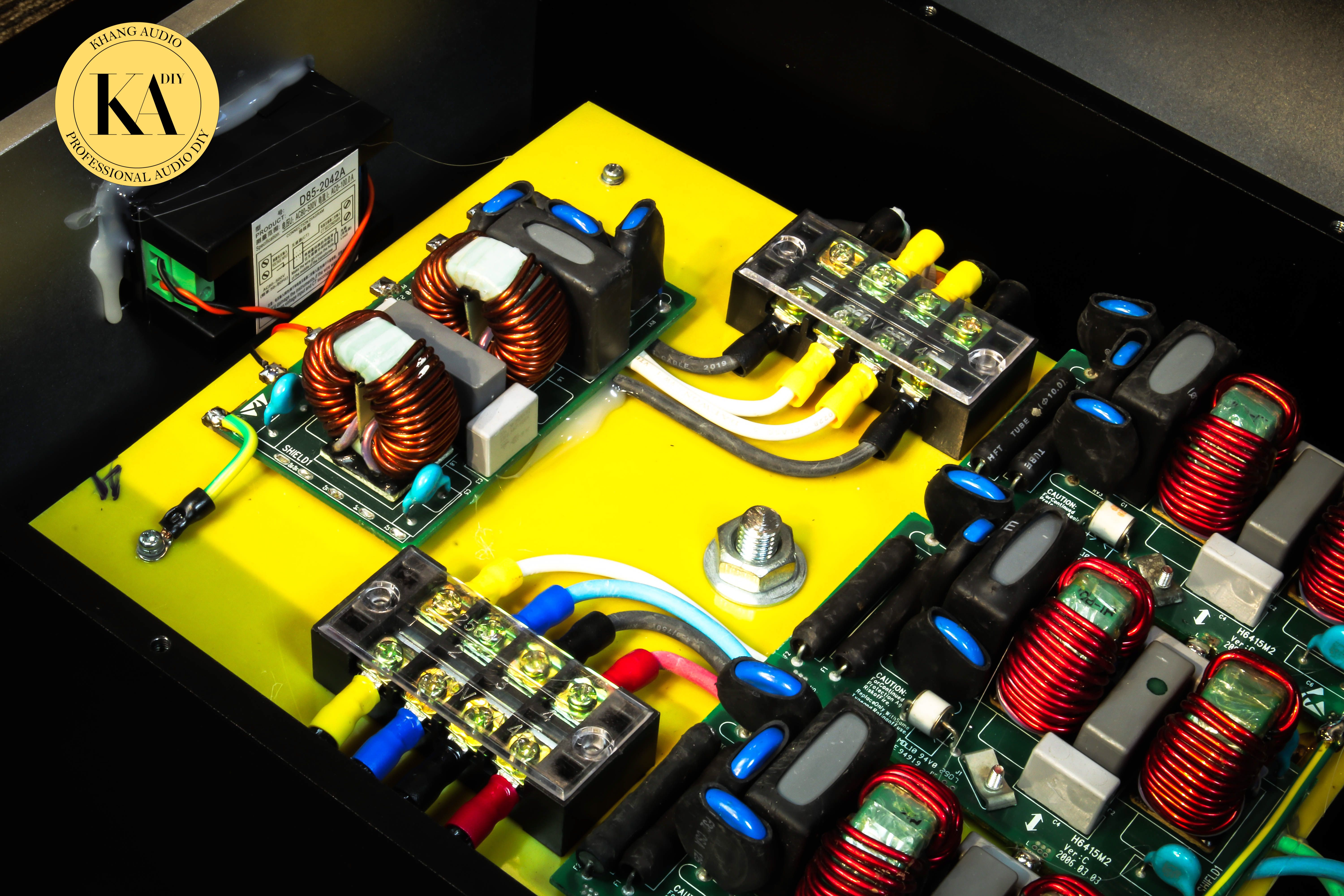Mạch lọc điện trong biến áp cách ly khang audio DIY