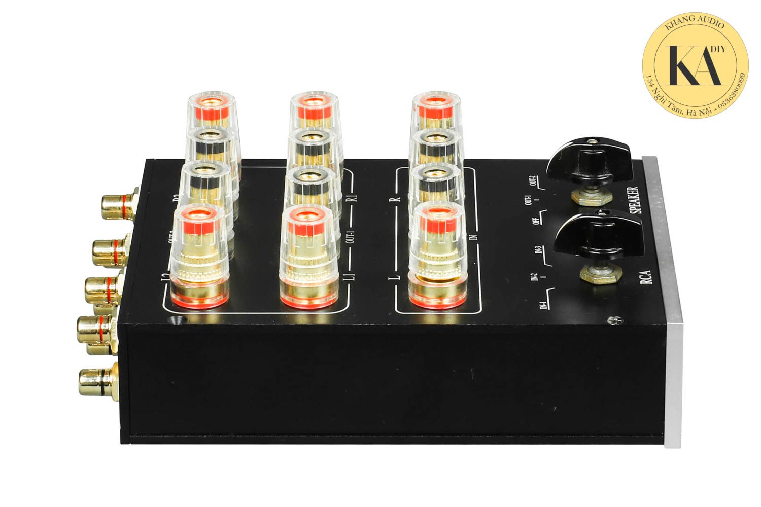 Bộ Chuyển Mạch Kết Hợp Tín Hiệu 1-3 Cầu Loa 1-2 Audio DIY 0336380099