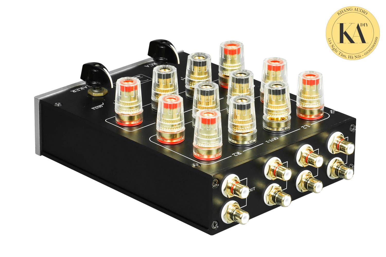 Bộ Chuyển Mạch Kết Hợp Tín Hiệu 1-3 Cầu Loa 1-2 Audio DIY 0336380099