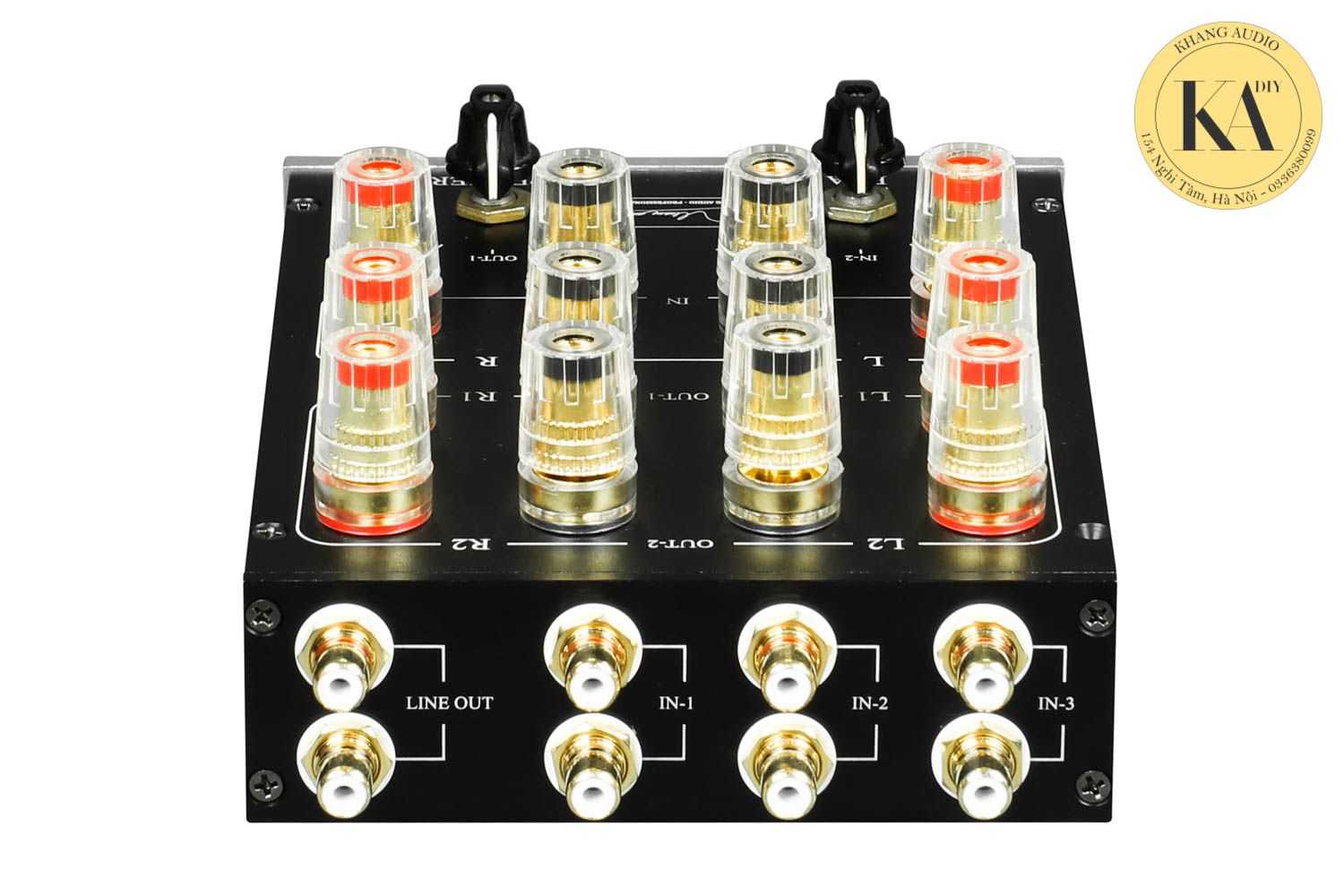 Bộ Chuyển Mạch Kết Hợp Tín Hiệu 1-3 Cầu Loa 1-2 Audio DIY 0336380099