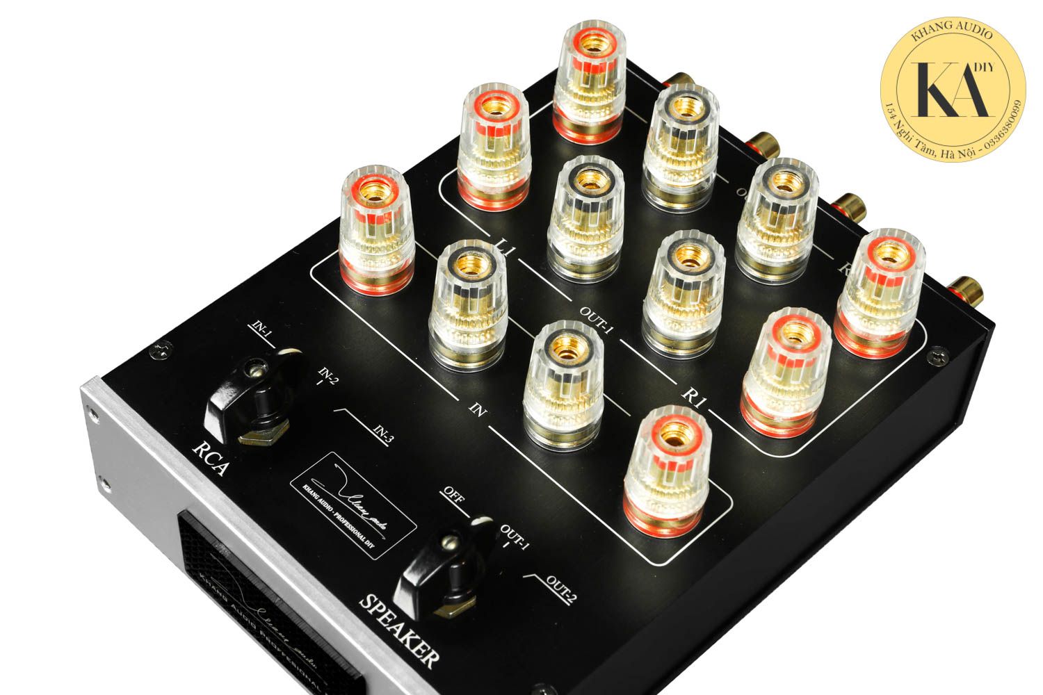 Bộ Chuyển Mạch Kết Hợp Tín Hiệu 1-3 Cầu Loa 1-2 Audio DIY 0336380099