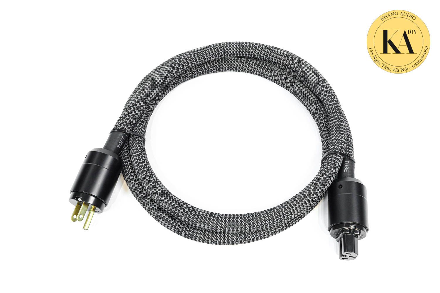 Dây Nguồn Hitachi Xám Giắc Nhật DIY Khang Audio 0336380099