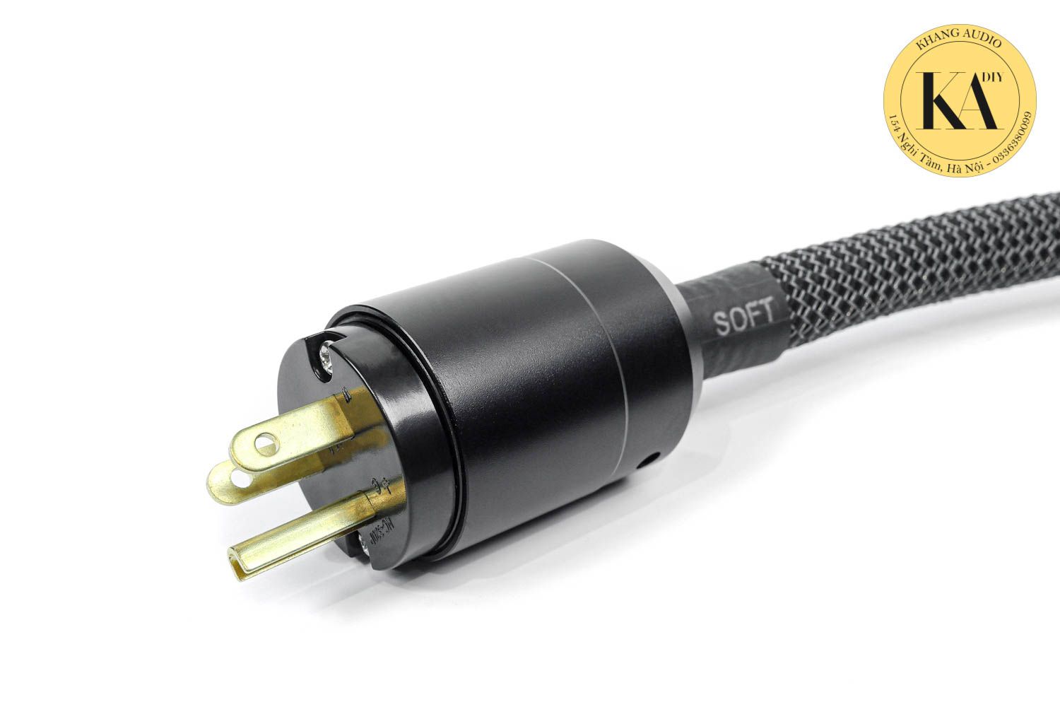 Dây Nguồn Hitachi Xám Giắc Nhật DIY Khang Audio 0336380099