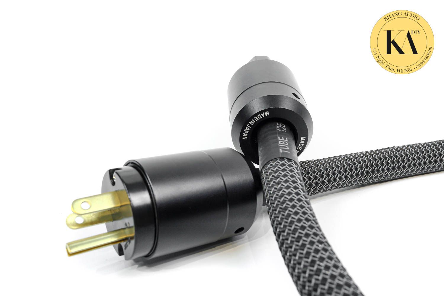 Dây Nguồn Hitachi Xám Giắc Nhật DIY Khang Audio 0336380099