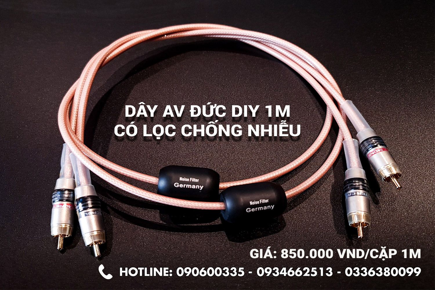 Dây AV Chống Nhiễu Đức DIY