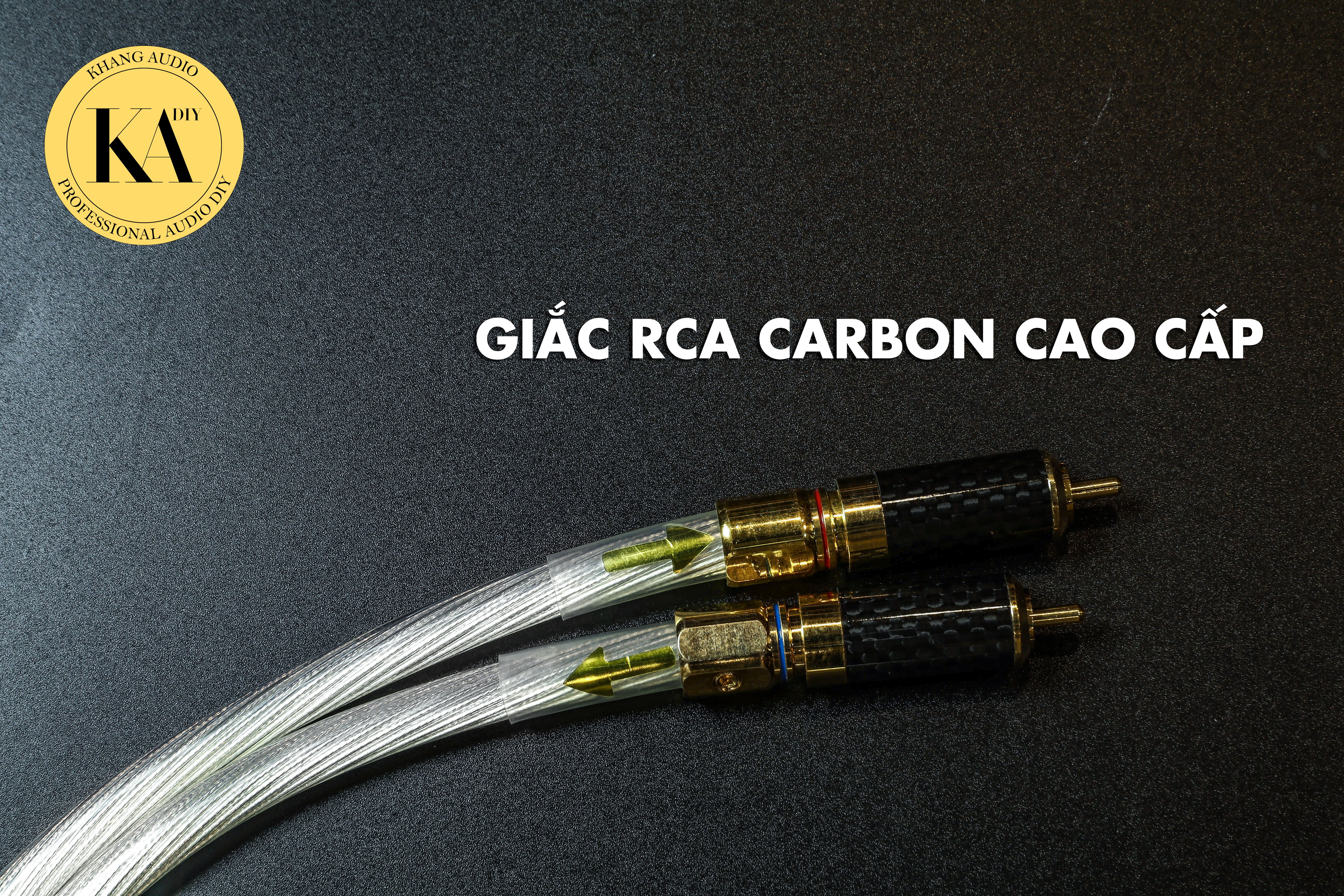Dây AV Nocc Giắc Carbon Khang Audio DIY 0336380099